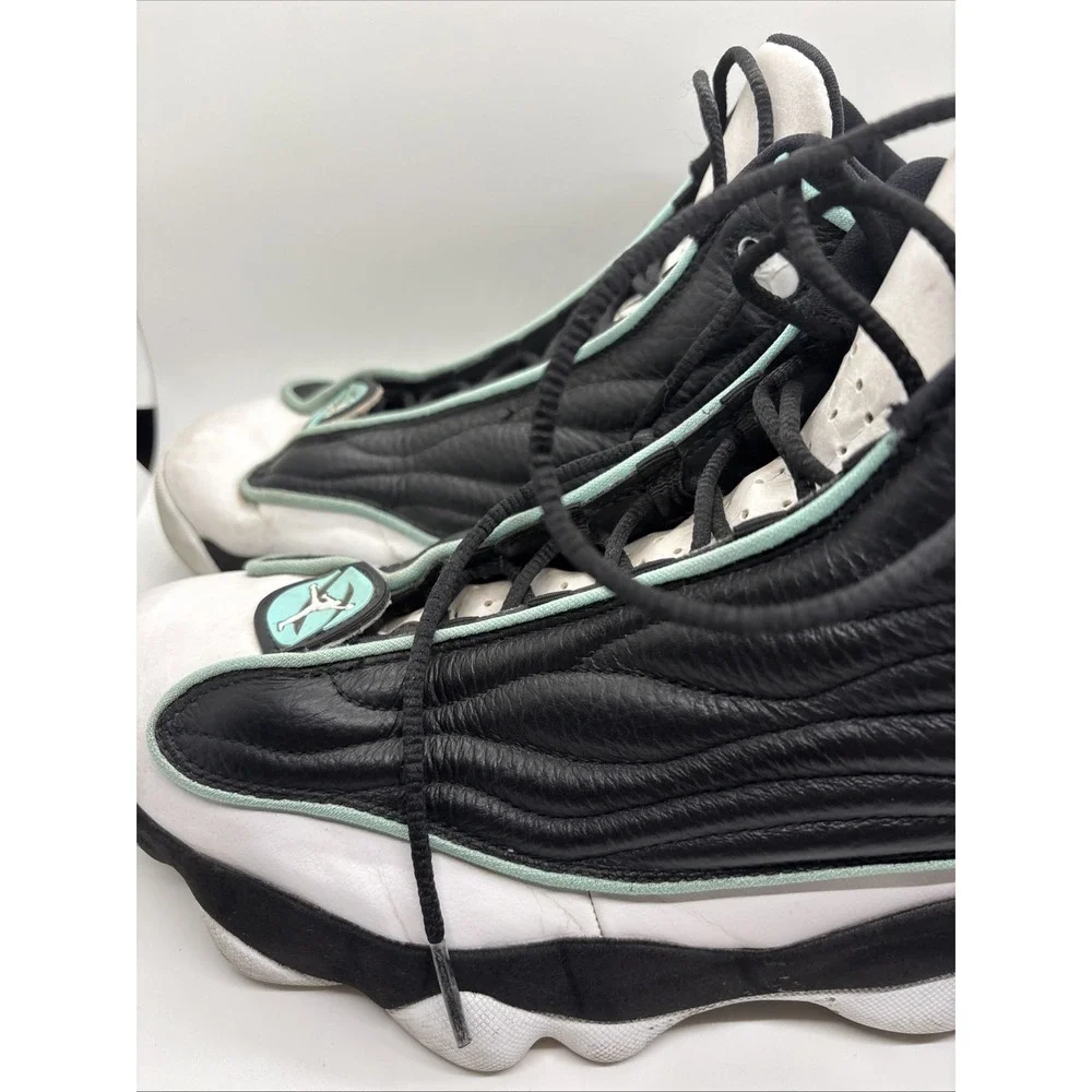 Nike Jordan Pro Strong DC8418-001 Black Aqua White Mens Sneaker Size 10
